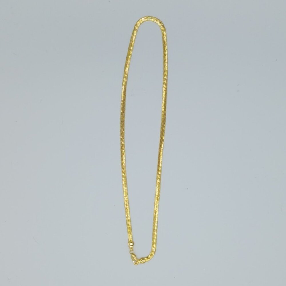 G-Helper Like New 14K Plated 18" Snake Chain Necklace